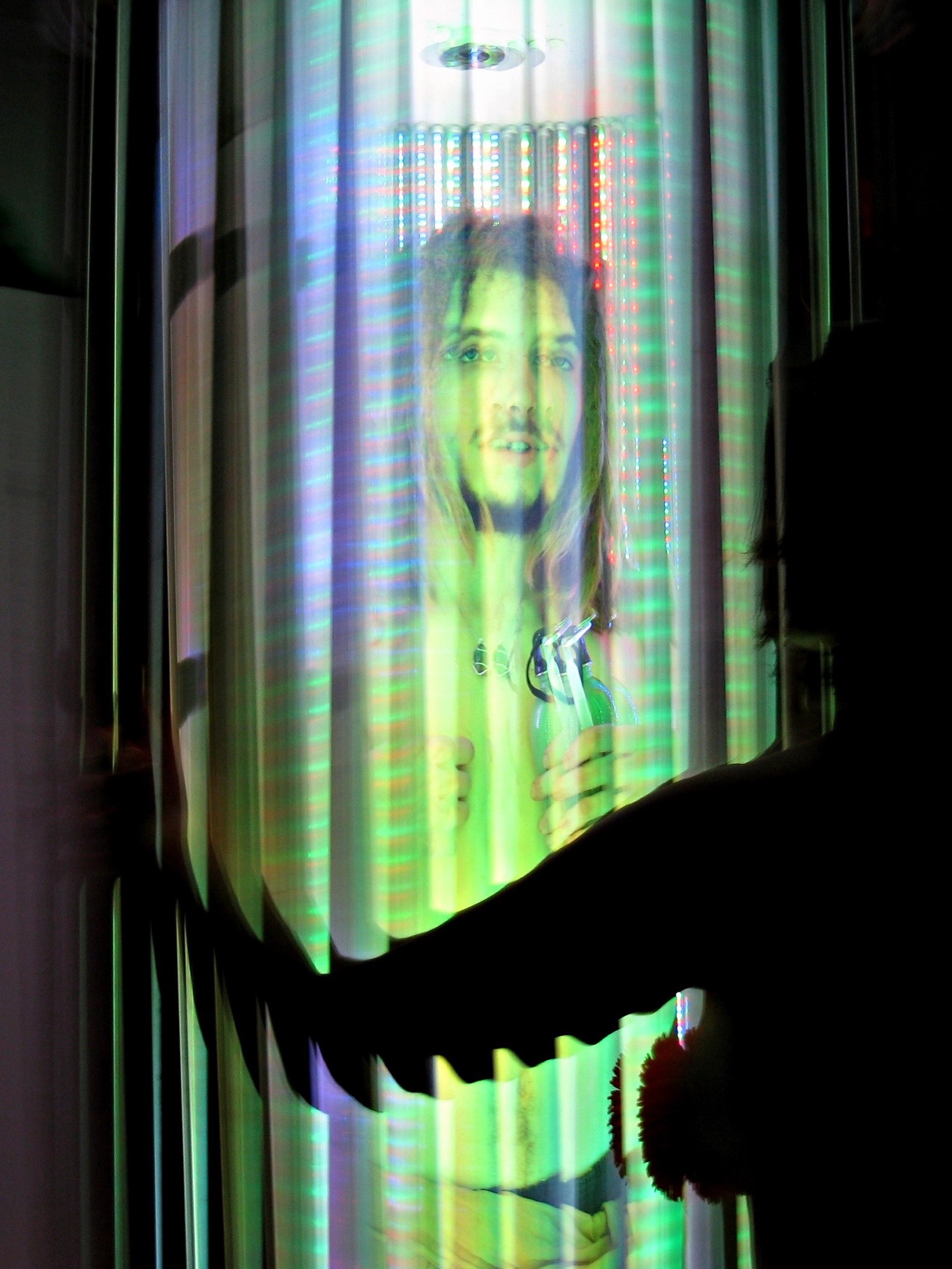 Strange Attractor at outdoor event with crowd viewing