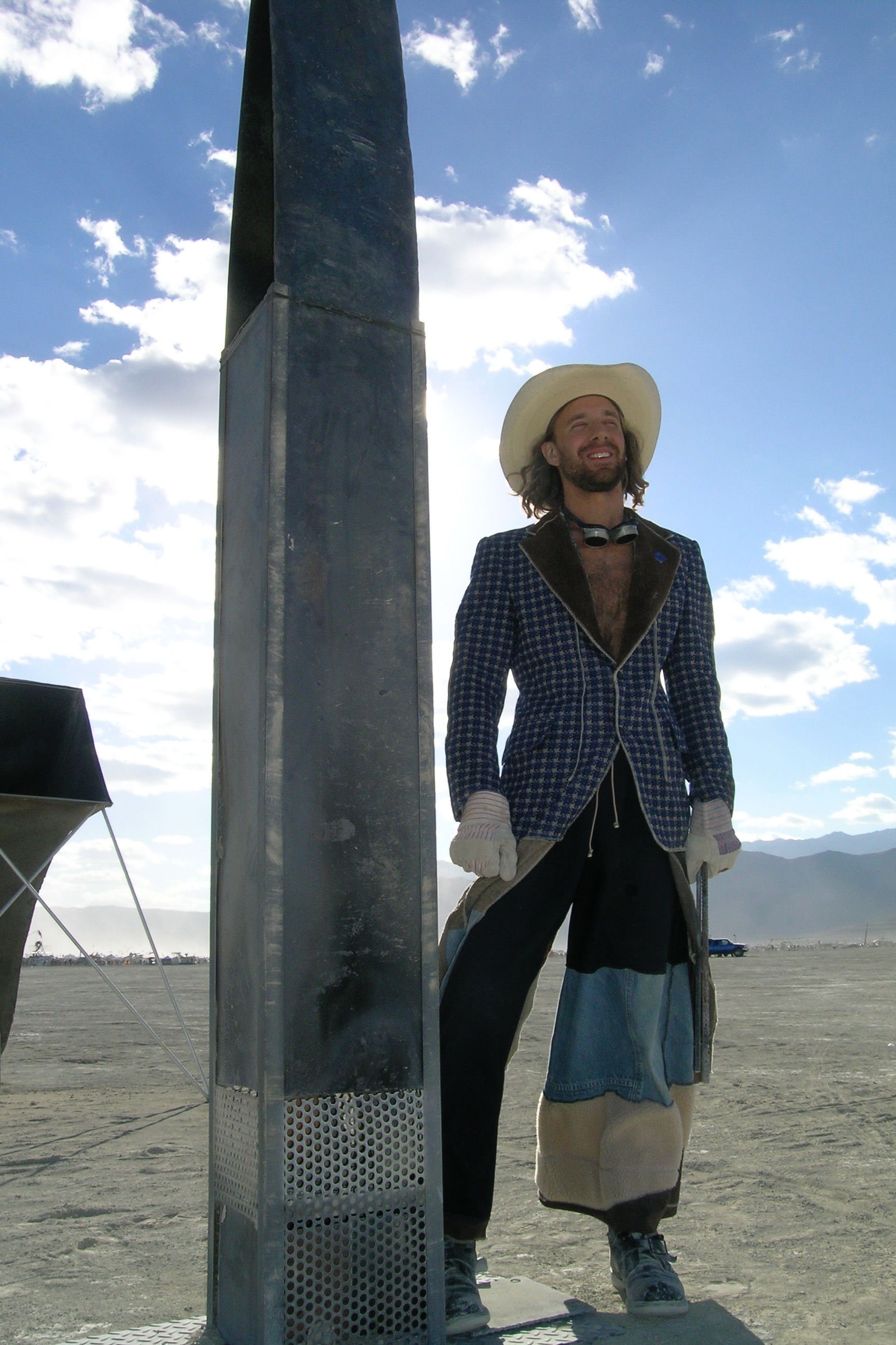 installed on the playa